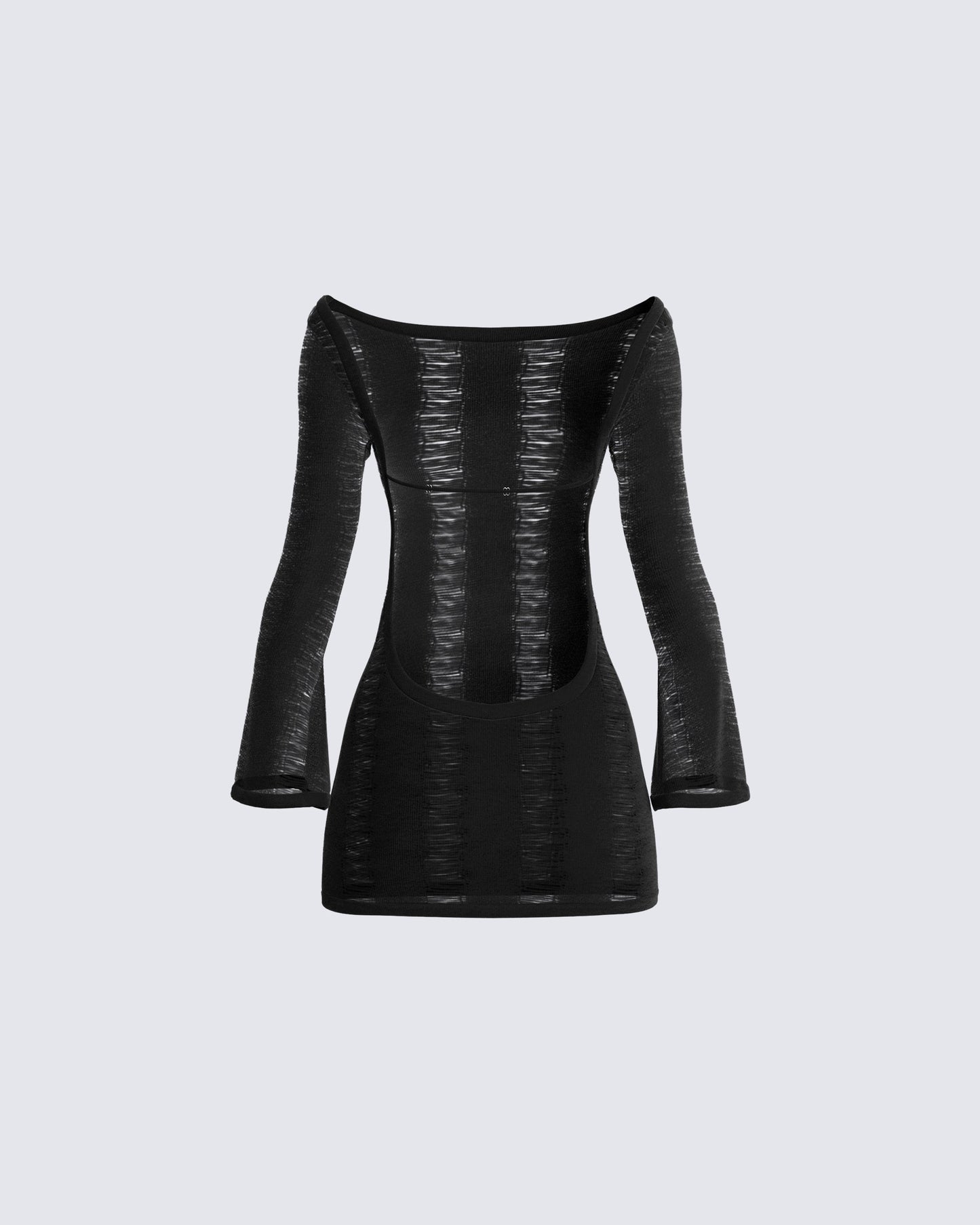 Cindy Black Mini Dress