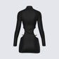 Mariah Black Mini Dress