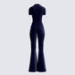 Joanna Navy Flared Jumpsuit