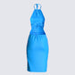 Cyrus Blue Midi Dress