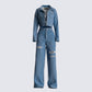 Amelia Denim Set 3d product front