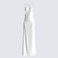 Nicola White Chain Maxi Dress product front