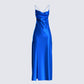 Celeste Satin Midi Dress