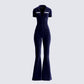 Joanna Navy Flared Jumpsuit