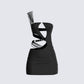 Cecily Black Mini Dress product front