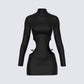 Mariah Black Mini Dress