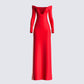Brooke Red Maxi Dress product front