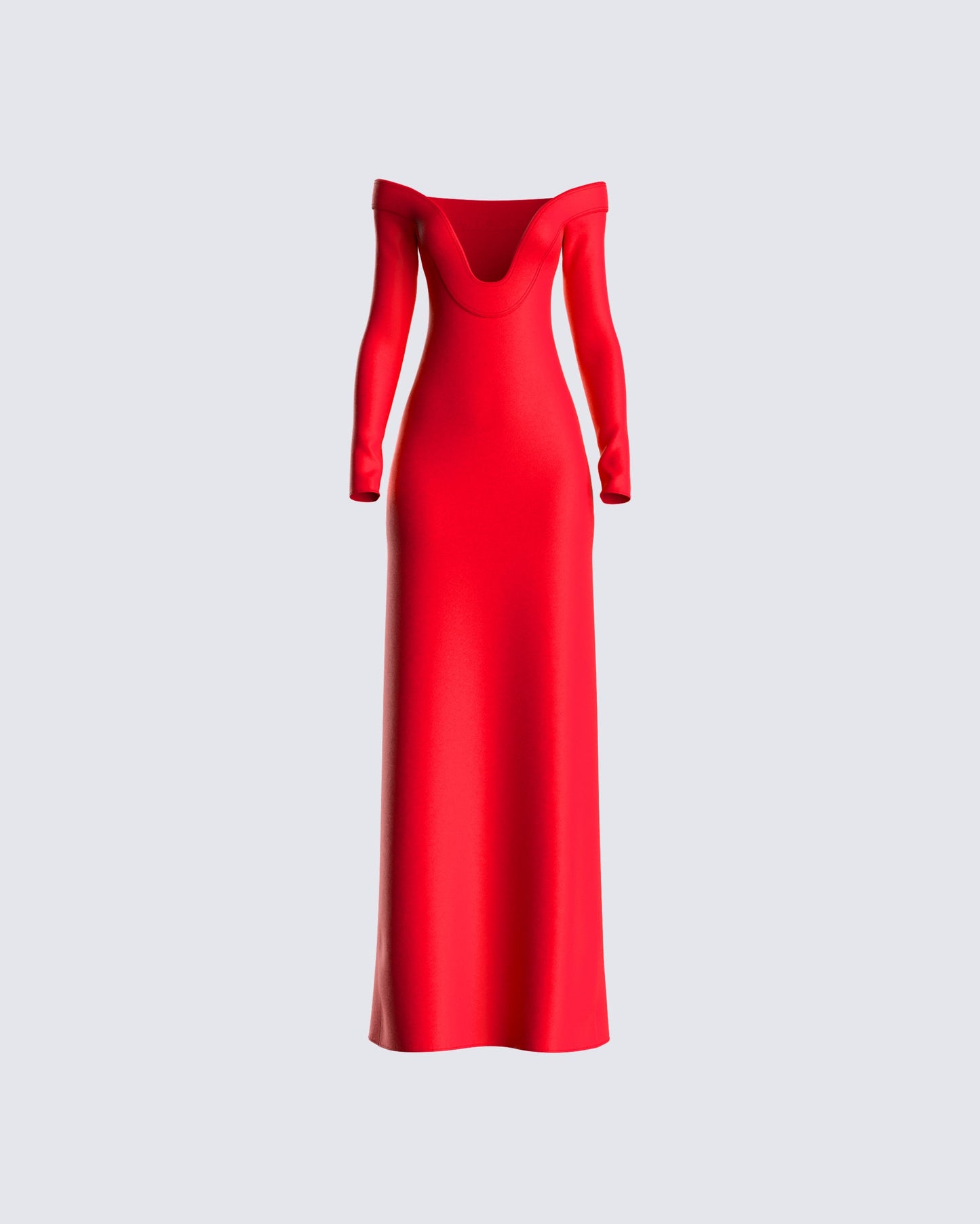 Brooke Red Maxi Dress product front