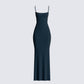 Lilibet Teal Maxi Dress product front
