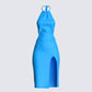 Cyrus Blue Midi Dress