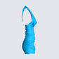 Adrian Blue Mini Dress