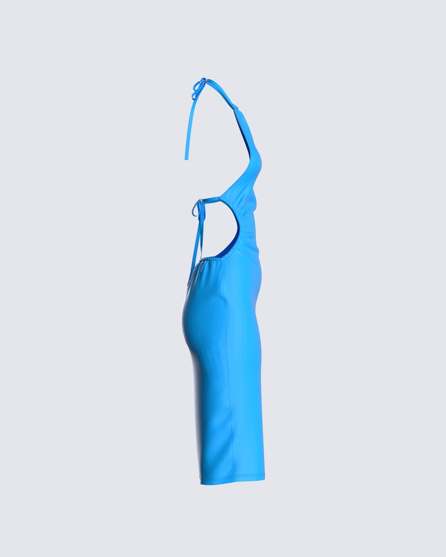 Cyrus Blue Midi Dress