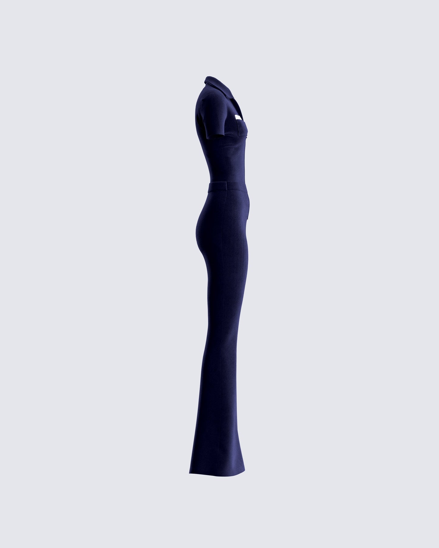 Joanna Navy Flared Jumpsuit