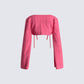 Dominic Pink Shrug Cardigan