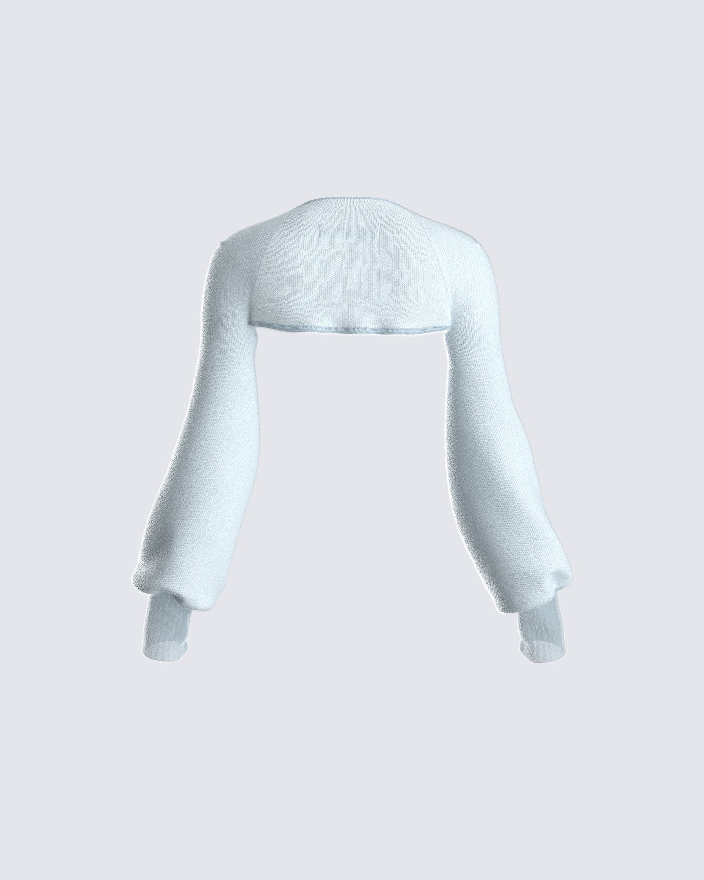 Delia Blue Knit Shrug