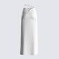 Etta White Ruched Back Skirt