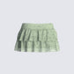 Mia Sage Stretch Lace Skirt