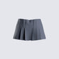 Metin Charcoal Mini Skirt