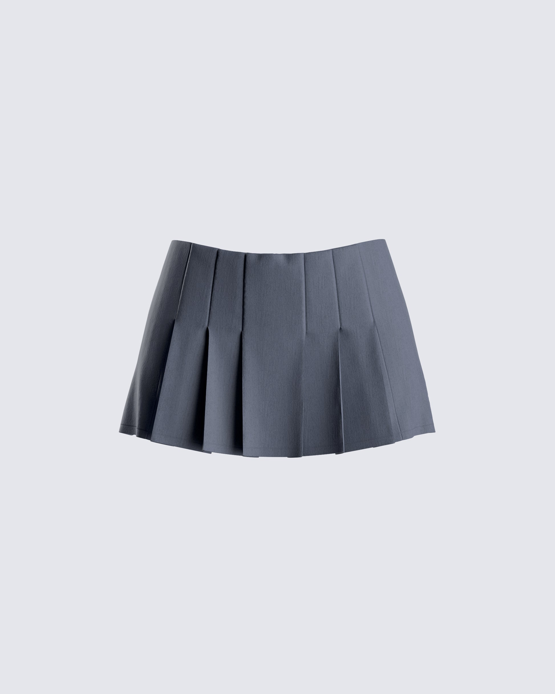 Metin Charcoal Mini Skirt product front