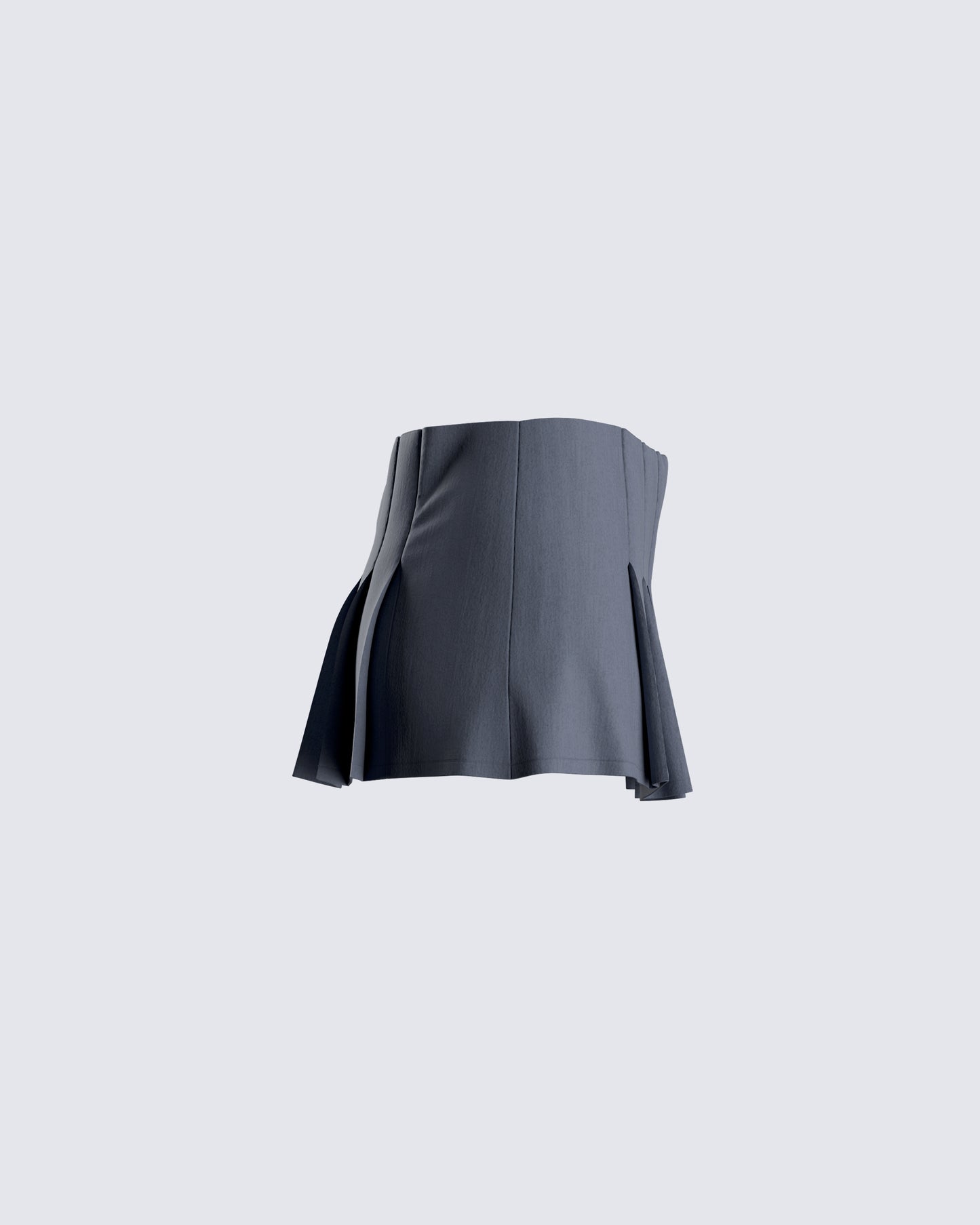 Metin Charcoal Mini Skirt