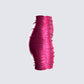 Naomi Metallic Shirred Mini Skirt