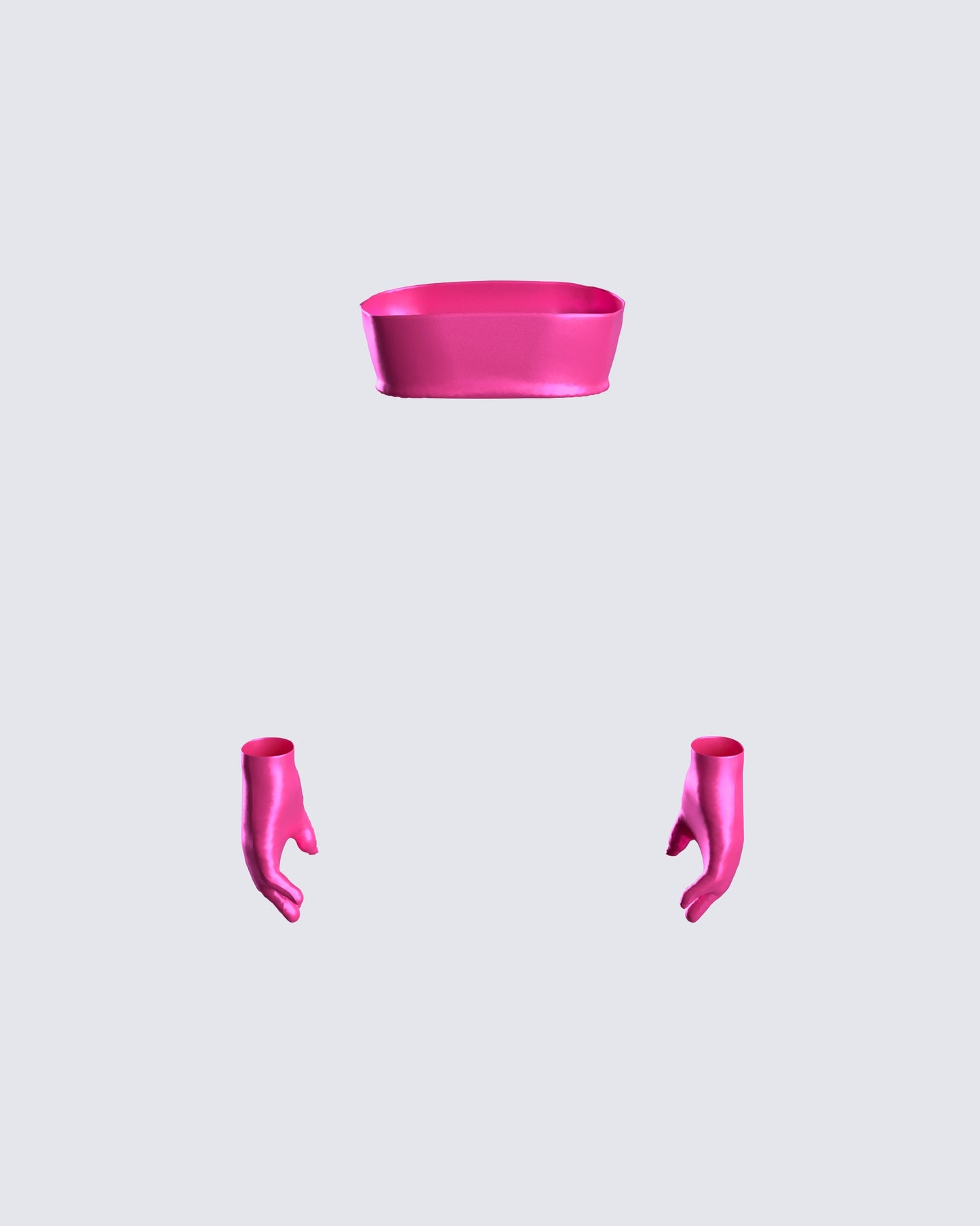 Lydia Magenta Top & Gloves
