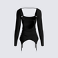 Colette Black Strappy Top