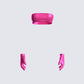 Lydia Magenta Top & Gloves