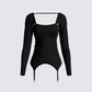 Colette Black Strappy Top