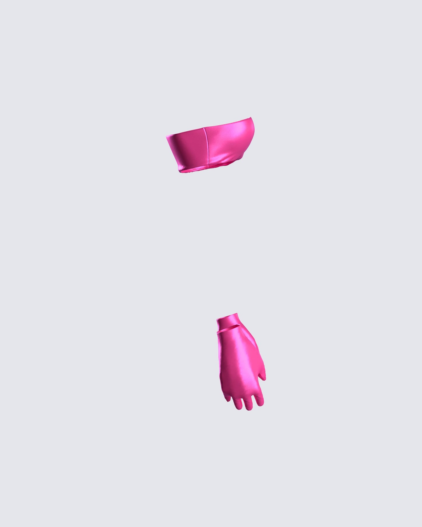 Lydia Magenta Top & Gloves