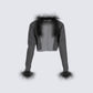Dita Black Feather Jacket