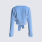 Julia Sweater Knit Tie Front Top