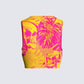 Beverly Tropical Print Top