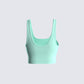 Julian Mint Cropped Tank Top