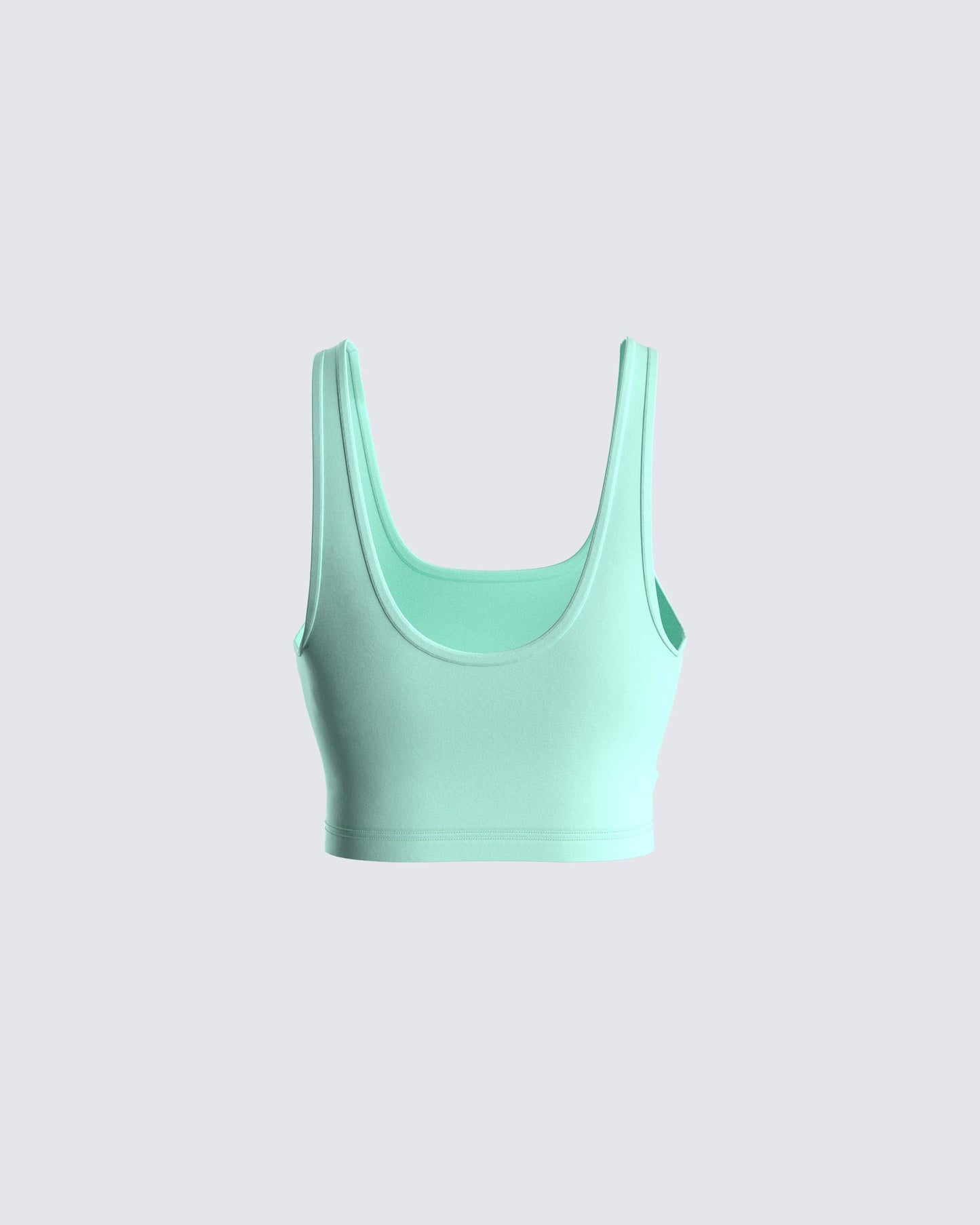 Julian Mint Cropped Tank Top