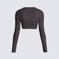 Andie Jersey Square Neck Top