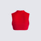 Brielle Red Cropped Top