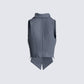 Metin Charcoal Sleeveless Shirt