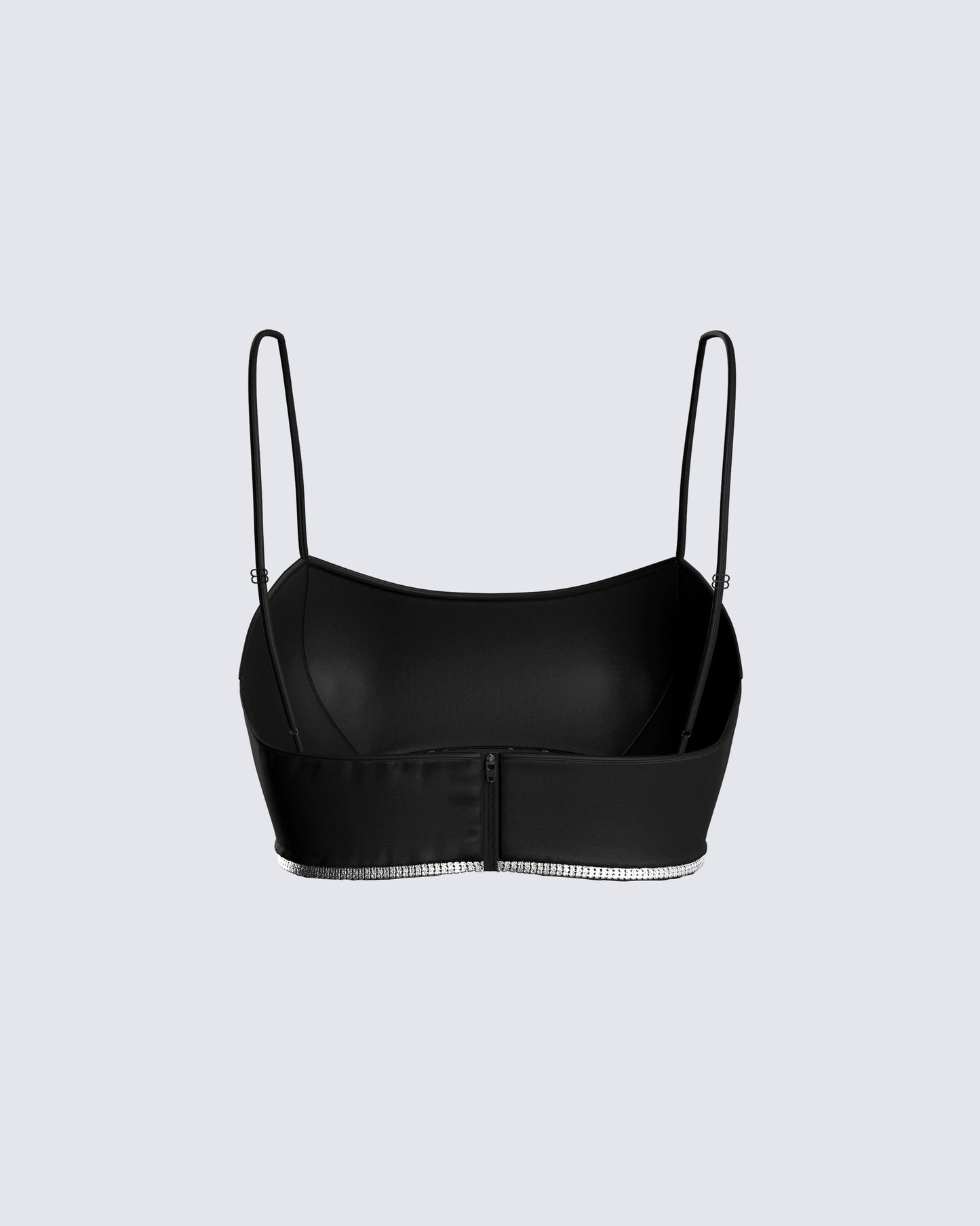 Addison Black Rhinestone Top