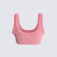 Joss Knit Scoop Neck Cropped Top