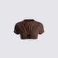 Ceres Brown Peek A Boo Top product front