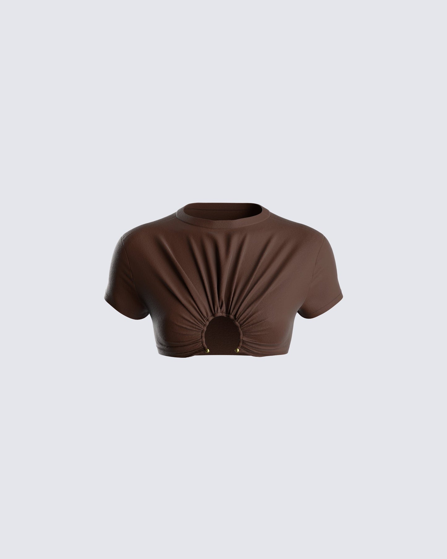 Ceres Brown Peek A Boo Top product front