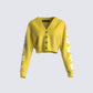 Daria Green Fuzzy Cardigan product front