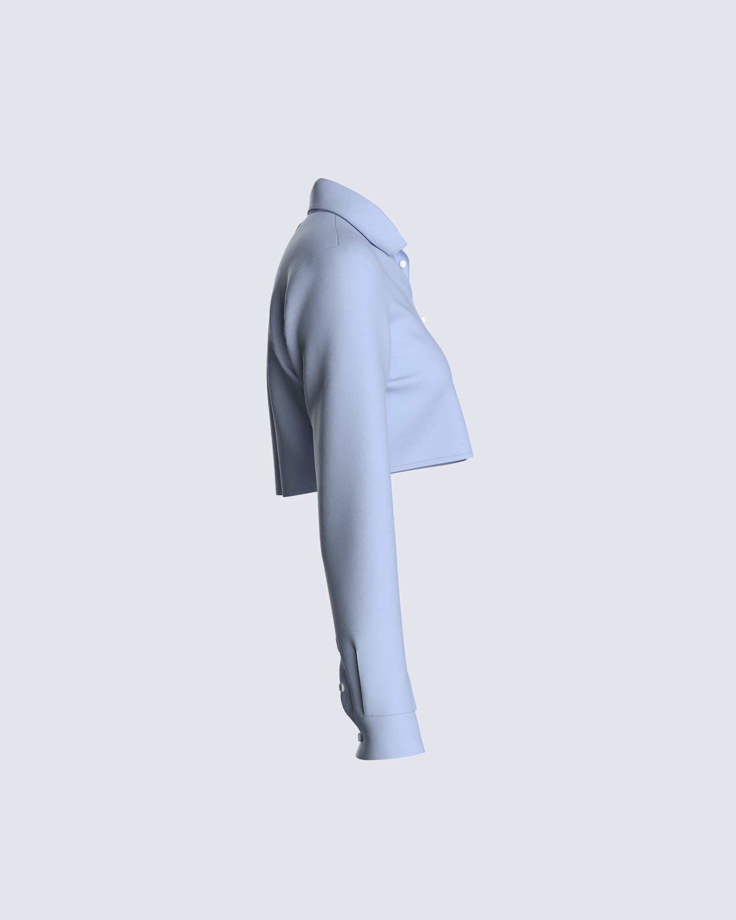Blake Shirting Logo Cropped Top