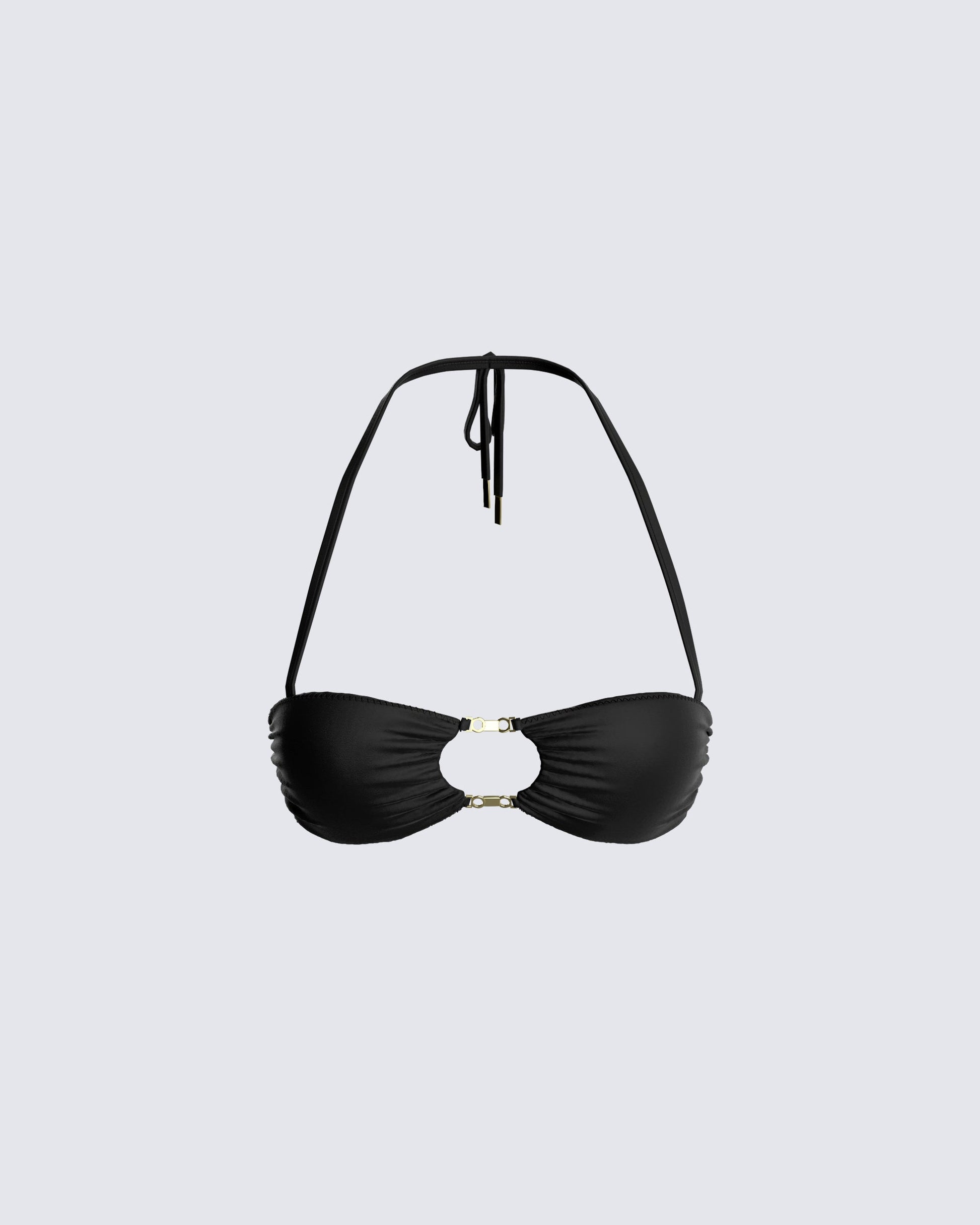 Monique Black Bikini Top product front