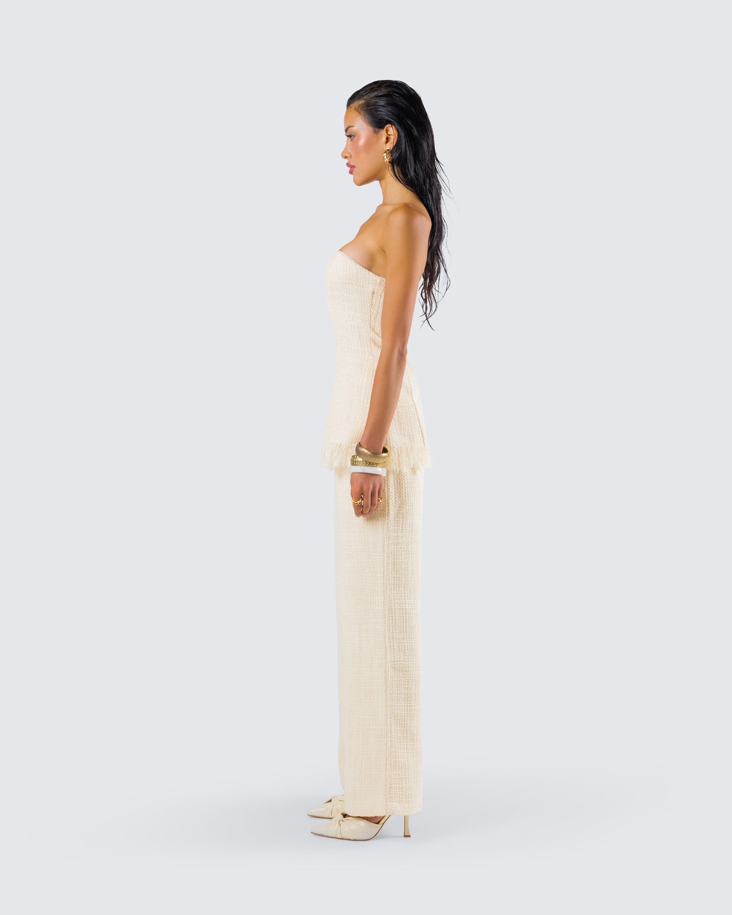 Havanah Ivory Tweed Set