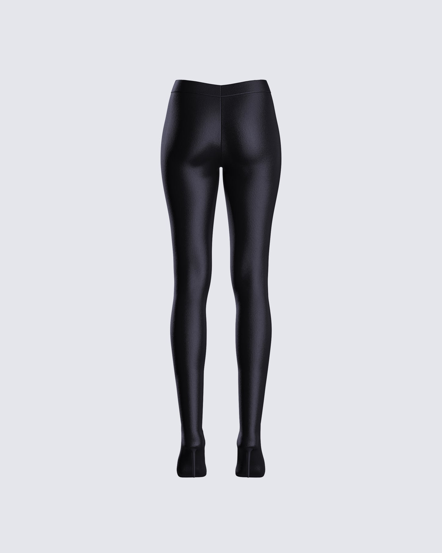 Lux Black High Heel Leggings
