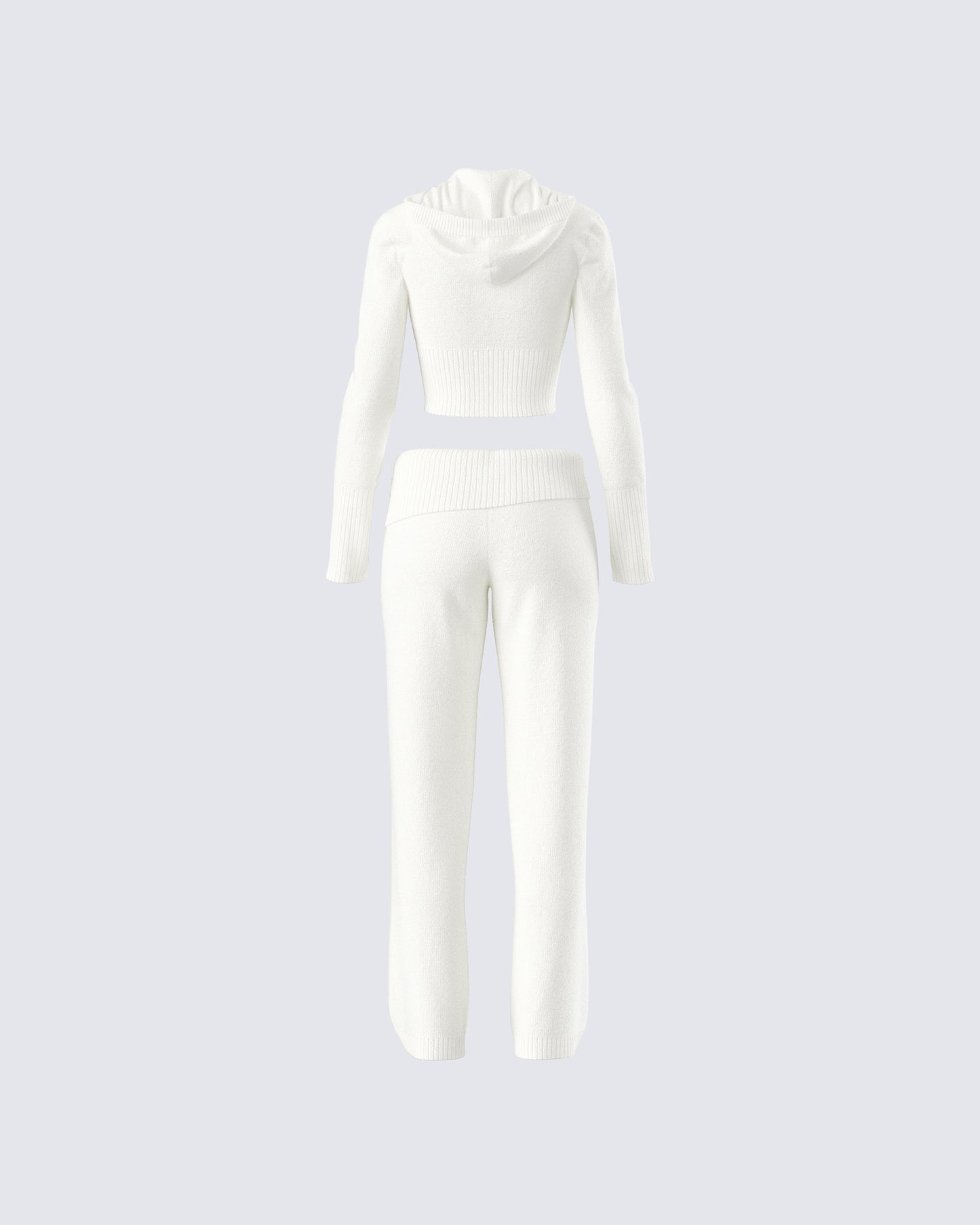 Alyssa White Knit Set