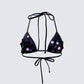 Zumi Black Sequin Minikini Top