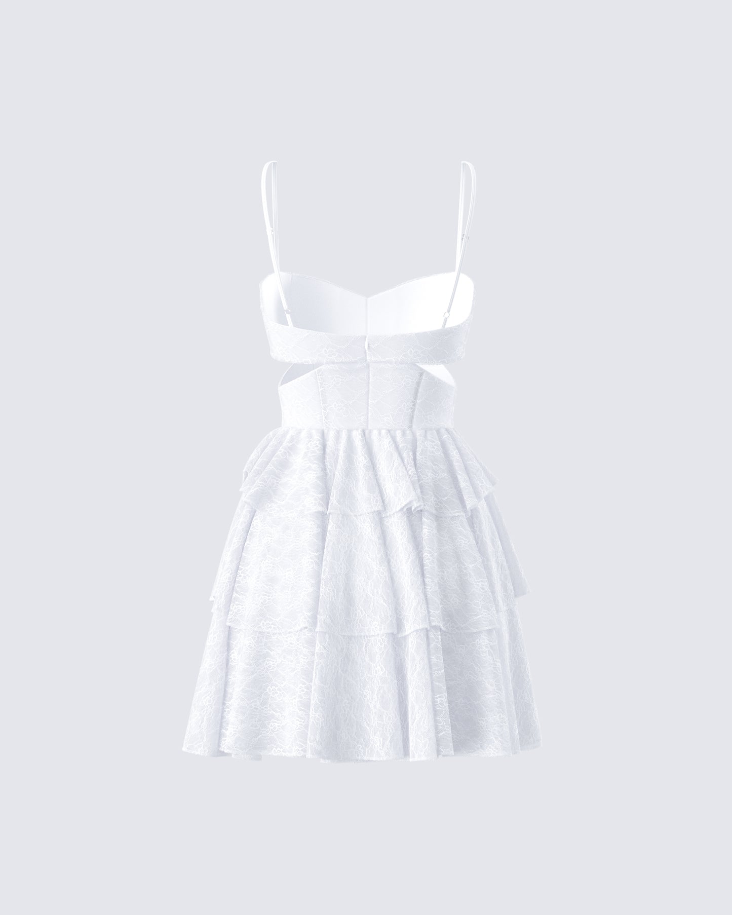 Alicia White Lace Mini Dress